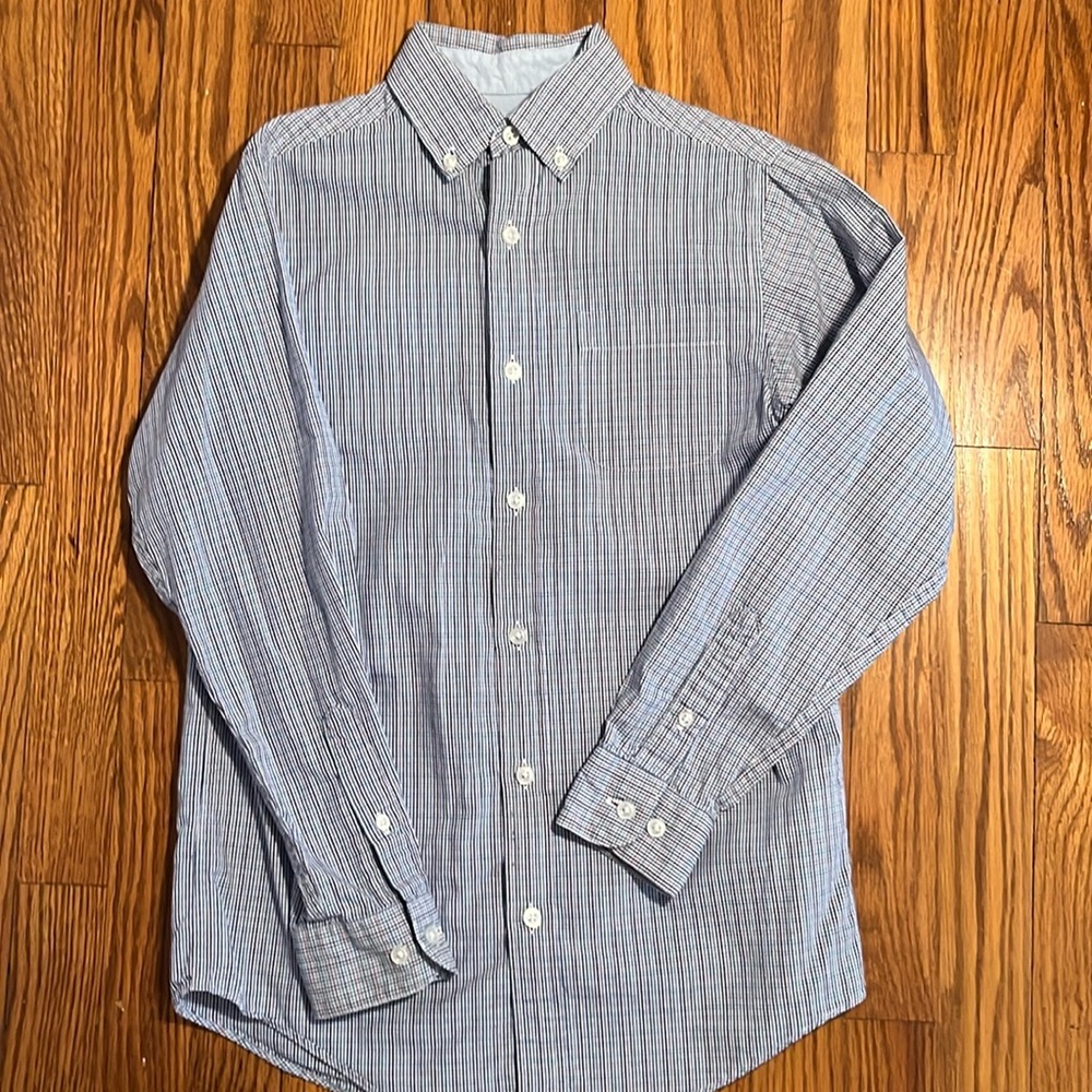 Class/Club Boys Dress Shirt Red & Blue plaid